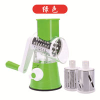 Draagbare Roterende Kaasrasp Ronde Tuimelende Doos Shredder Trommel Multifunctionele Fruit Groentesnijder Met Handvat Custom Logo 2 Stuks