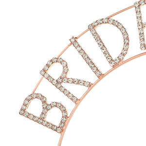 Go <strong>Party</strong> Letter BRIDE to BE <strong>Headband</strong> Rhinestone Tiara Crown Hairband <strong>Hen</strong> Night <strong>Party</strong> Wedding Bridal <strong>Headband</strong> for Women Girls - Product Image 6