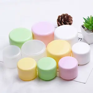 50ml 100ml cosmetic double wall layer plastic pcta face cream jar container