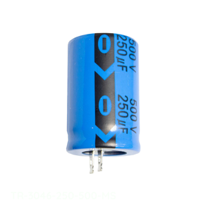 Hersteller-Kanal 250uF 500V Ecap mit Lötanschlüssen Durchsteckmontage 250 uF TR-3046-250-500-MS Kondensator - Product Image 1