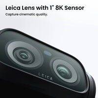 Caméra stabilisée Insta360 Luna Ultra 8K à double objectif, co-conçue avec Leica, capteur 1 pouce, batterie 4 heures, vidéo sportive, vente en gros