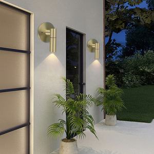 Low電圧高品質円形ベース防水真鍮風景屋外ウォールライトガーデンライト - Product Image 5