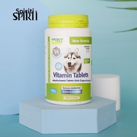 Comprimés de calcium pour animaux de compagnie SilibiTi, nouvelle formule pour chiens et chats, équilibre le métabolisme et renforce l'immunité, 160 g