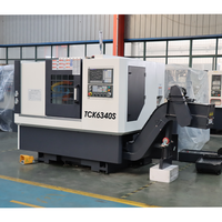 Centre d'usinage CNC de haute précision TCK6340 TCK6340S, mini tour CNC à lit incliné