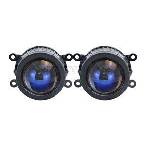 GOODZOOMブルーレンズLEDフォグランプトライカラープロジェクターフォグランプ3インチBi LEDプロジェクターフォグライトカーフォグランプ用 - Product Image 2