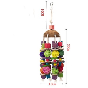 New Design Colorful Coir String Chewing <strong>Toy</strong> for <strong>Parrots</strong> Birds - Product Image 3