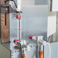 Sierra de doble inglete con pantalla digital y control táctil para perfiles de PVC/UPVC y aluminio de 45 y 90 grados, para muros cortina, de alta precisión
