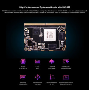 Octa-core 64-bit 4 x Cortex-A76 4 x Cortex-A55 8nm 2.4GHz rk3588 nhúng trí tuệ nhân tạo phát triển bảng Bộ dụng cụ - Product Image 5