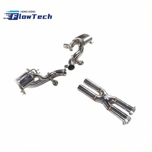 Système d'échappement en acier inoxydable avec soupape, silencieux en X pour Ferrari GTC4 Lusso 6.3L V12, montage direct, pièces de tuning automobile de course - Product Image 6