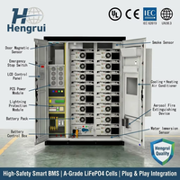 Armoire de système de stockage d'énergie commercial 215 kWh 100 kW avec batterie LiFePO4, onduleur AC, refroidissement liquide et station de charge de VE de secours