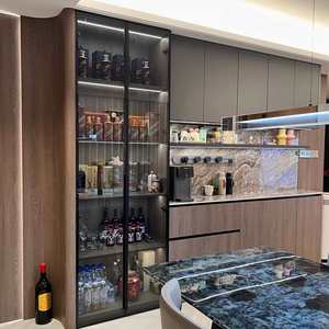 Customized Size Dining Room <b>Sideboard</b> Restaurant Furniture Made of Solid Wood Environmentally Protected Materials - Product Image 5