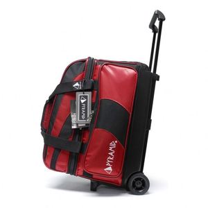 Sac de bowling BSCI avec compartiment pour chaussures, grande capacité, multi-poches pour 2 balles de bowling - Product Image 2