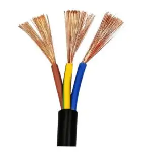 Rvv 2/3/4/5 Cores Pins Copper Wires 2/3/4/5/6/7/8/10/12/14/16/18 Cores Pins Copper Wire Conductor Electric Rvv Cable Black