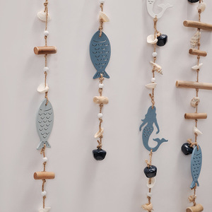 Colgante de pared mediterráneo con forma de sirena, colgante con forma de campana, decoración del hogar, diseño Vertical para sala de estar, comedor, dormitorio - Product Image 3