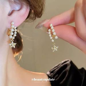 ต่างหูแฟชั่น DIY รุ่น 22628 พร้อมลูกปัดขนาด 2-4 มม. ตัวเรือนเงินแท้ S925 และลูกปัดหลากหลายแบบ ประดับด้วยไข่มุก พร้อมฐานรองเปล่า - Product Image 4