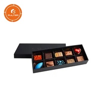 Boîtes en carton personnalisées Truffes Chocolat Fraise Boîte d'emballage de chocolat Bonbon sucré