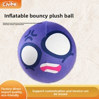 Peluche Balle Rebondissante Animaux Gonflables avec Rembourrage en Coton PP, Hauteur 11-30cm, Unisexe pour Bébés 0-24 Mois