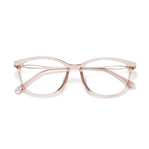Gafas de lectura duraderas Danyang para mujer, montura ovalada de aleación TR90, modelo JF8096, compatibles con lentes de resina - Product Image 1