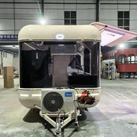 Camion de restauration électrique mobile personnalisé, entièrement équipé, pour la vente de burgers, de snacks et de grillades, idéal pour les startups.