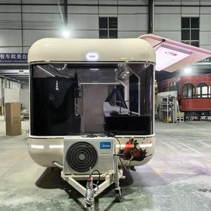 Food Truck Elettrico Guidabile, Rimorchio Cucina Mobile Personalizzato Completamente Attrezzato <span class=keywords><strong>per</strong></span> BBQ, Hamburger, Gelati e Fast Food - Product Image 2