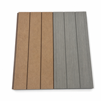 Panneaux de clôture en bois composite WPC épais, résistants aux intempéries, pour extérieur, pour clôture de jardin, finition grain de bois 3D, montage facile, performance