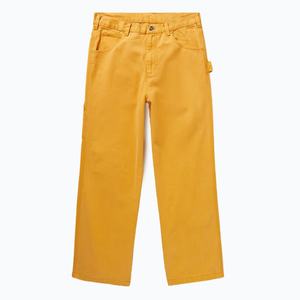 Pantalones de Trabajo Personalizados de Pierna Recta, Color Amarillo, de Sarga de Algodón, con Bolsillos de Lona y Presilla para Herramientas, Estilo Cargo para Hombre - Product Image 6