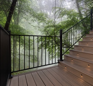Clôtures de jardin électriques en métal modernes de 10 pieds, panneaux de clôture de ferme en acier galvanisé, poteaux de 6 pieds, clôture à piquets, sécurité domestique, écologique - Product Image 5