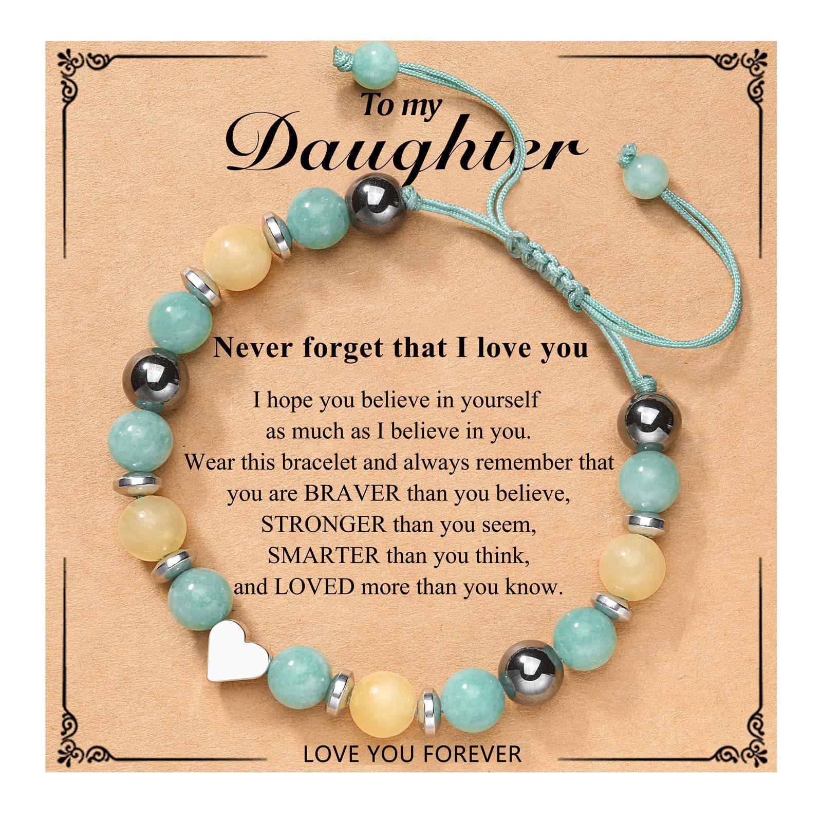 Heart+card daughter