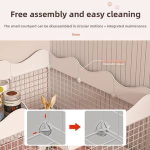 Nouvelle grande <span class=keywords><strong>cage</strong></span> à lapin intérieure deuxième étage spécial <span class=keywords><strong>cage</strong></span> domestique pour cochons hollandais cochons <span class=keywords><strong>d</strong></span>'<span class=keywords><strong>inde</strong></span> bouton petits animaux animaux de compagnie - Product Image 4