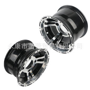 Alloy Steel <b>Go</b>-<b>Kart</b> <b>Wheels</b> 10x5.5 Front <b>Wheel</b> and 10x8 Rear <b>Wheel</b> Perfect Fit for ATV/<b>Go</b>-<b>Kart</b> Parts - Product Image 5