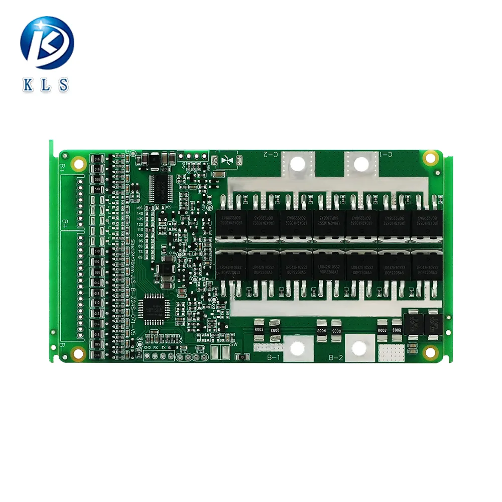 KLS 6S-24S ระบบการจัดการแบตเตอรี่ 80a 60a 50a 10a 16s Lifepo4 อุปกรณ์สมดุลพลังงาน 48v 16s Lifepo4 BMS