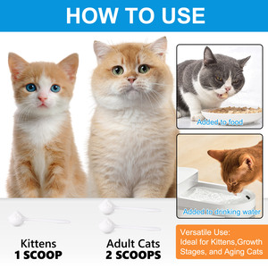 Soins de santé <span class=keywords><strong>pour</strong></span> animaux de compagnie Saveur naturelle de saumon <span class=keywords><strong>Poudre</strong></span> de <span class=keywords><strong>lysine</strong></span> respiratoire <span class=keywords><strong>pour</strong></span> chats Santé respiratoire Suppléments de soutien immunitaire des yeux - Product Image 6