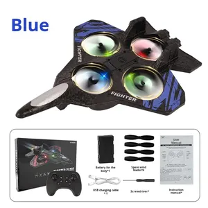 Offre Spéciale Avion de Chasse RC en Mousse EPT 2.4G 4 Canaux avec Lumières LED et Maintien d'Altitude, Facile <span class=keywords><strong>à</strong></span> Piloter, Télécommandé, Idéal comme Cadeau - Product Image 4