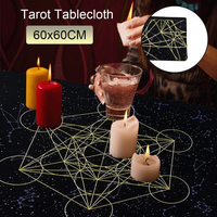 Tenture murale de cartes de Divination, Tarot d'astrologie, tissu spirituel, soleil, lune, étoiles, sorcellerie