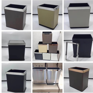 <span class=keywords><strong>Cubo</strong></span> de <span class=keywords><strong>basura</strong></span> de acero inoxidable abierto con cesta de papel rectangular de inducción de hierro para <span class=keywords><strong>reciclaje</strong></span> - Product Image 5