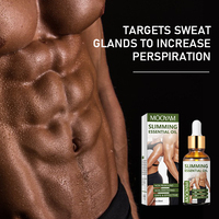 Huile Essentielle Amincissante Corporelle à Base de Plantes, Crème Raffermissante Anti-Cellulite et Brûle-Graisse pour la Perte de Poids du Ventre et des Cuisses