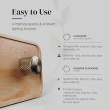 Thủy Tinh Tinh Không Khí Hương Thơm Dầu Khuếch Tán Hạt Gỗ Cơ Sở 2600MAh Chuyên Nghiệp Máy Phun Sương Cho Nhà Văn Phòng Phòng - Product Image 4