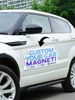 Autocollant magnétique personnalisé pour voiture et fourgonnette, imprimé numériquement, imperméable, multicolore, avec logo, taille personnalisée, décalcomanie magnétique pour cadeau et artisanat