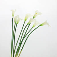 Fleur artificielle Calla Lily de qualité supérieure, directement de l'usine, matériel de distribution pour arrangements floraux pour les remises de diplômes et les mariages