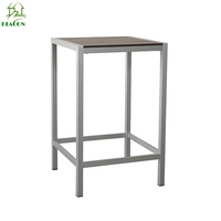 Mobilier moderne pour restaurant commercial et extérieur Ensemble table et chaises haute pour bar 4 places en vente