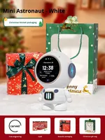 Robot Teman Berbicara DeepSeek AI, Hadiah Interaksi Suara, Jam Alarm Edukatif dengan Layar Sentuh