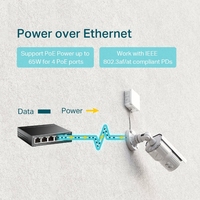 TP-LINK TL-SG1005P 5-puerto Gigabit PoE interruptor de escritorio con 4-Puerto 65W presupuesto macho y TP LINK interruptores