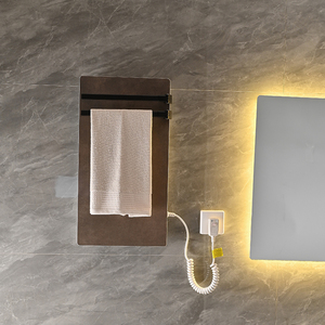 Toalleros eléctricos de baño con placa de <span class=keywords><strong>roca</strong></span> montada en la pared ODM/OEM, <span class=keywords><strong>toallero</strong></span> de calefacción - Product Image 3