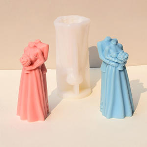 <span class=keywords><strong>คู่</strong></span>กอดเทียนหอมระเหยแม่พิมพ์ซิลิโคนสามมิติเจ้า<span class=keywords><strong>สาว</strong></span>เจ้าบ่าวชุดแต่งงานลดลงแม่พิมพ์ตกแต่งพลาสเตอร์กาว - Product Image 1