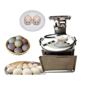 Automatic Motor-Driven Food Grade Stainless Steel Dough Roller Mesh <b>Cutter</b> Machine for Arabic <b>Bread</b> Pita Dough Ball Rounder - Product Image 1
