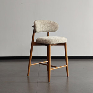 Silla de Comedor de Madera Maciza Estilo Italiano <span class=keywords><strong>Oleandro</strong></span>, Taburete Minimalista para Isla, Moderno y Elegante para Salas de Estar, Económico - Product Image 2