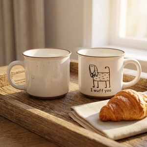 Premium Quality Bone China Ceramic Reusable Party <b>Mug</b> Set with <b>Cute</b> Animal Cartoon Pattern Dishwasher & Microwave Safe Food Safe - Product Image 2