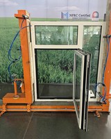 Fenêtre à battant triple vitrage en alliage d'aluminium moderne, à haute efficacité énergétique, isolée thermiquement, avec certification Energy Star