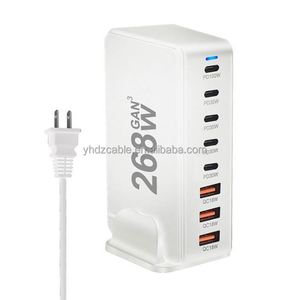 Charger 8-Port USB PD Charger Quick Charge 3.0 USB Type <b>C</b> Fast <b>Charging</b> Mobile USB Dock Charge - Product Image 5