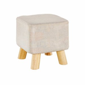 Dining Furniture Beech Wood Legs <strong>Footstools</strong> Wholesale Living Room Bedroom <strong>Patchwork</strong> Fabric Small <strong>Footstools</strong> - Product Image 6